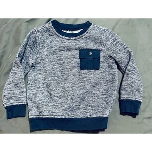 Old Navy Gray & Navy Sweatshirt EUC